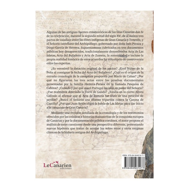 Los pactos indígenas de Gran Canaria y Tenerife
