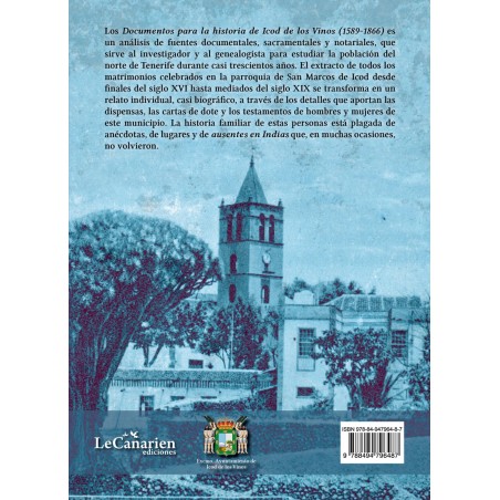 Documentos para la historia de Icod de los Vinos: 1589-1866 Documentos para la historia de Icod de los Vinos: 1589-1866