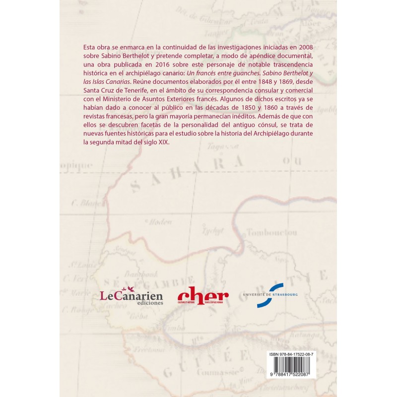 Informes y memorias consulares de Sabino Berthelot (1847-1874)