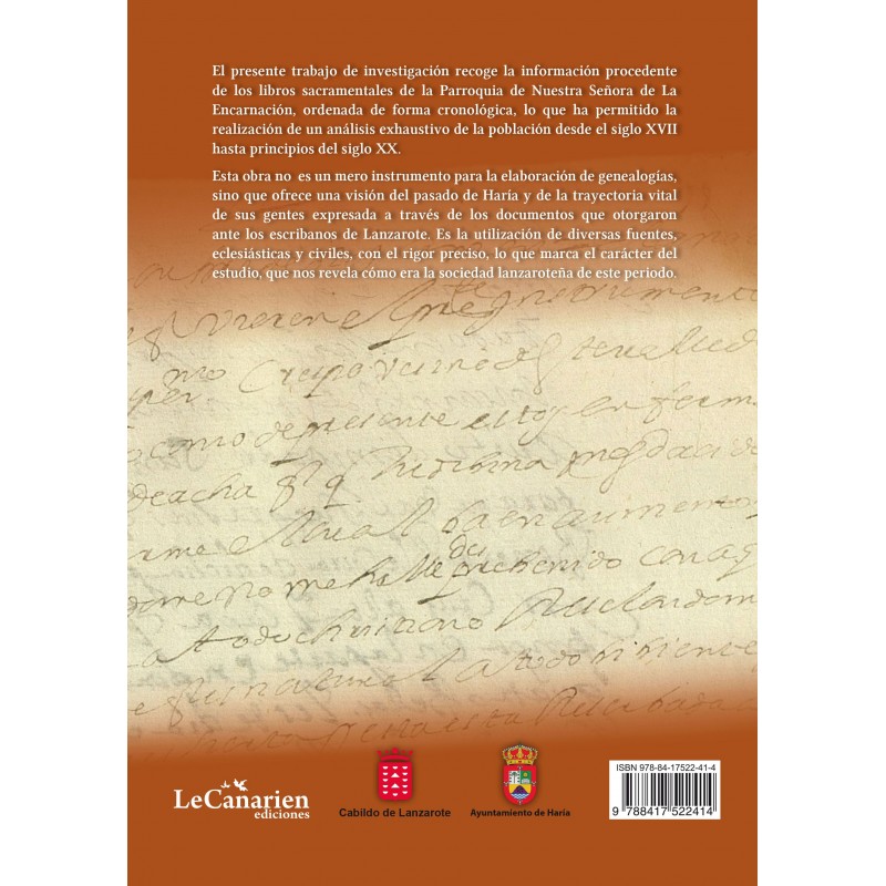 Documentos para la historia de Haría: 1633-1918