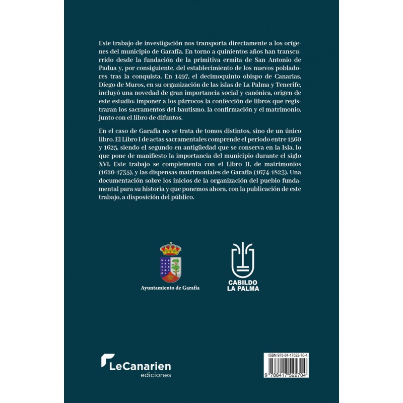 Garafía. Antroponimia y génesis de