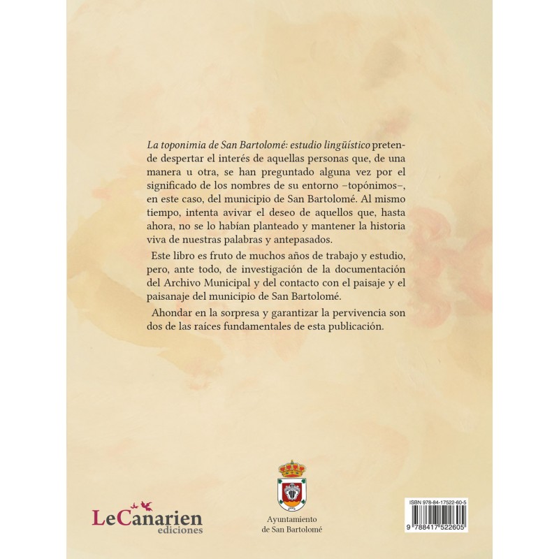 La toponimia de San Bartolomé
