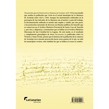 Documentos para la historia de La Matanza de Acentejo