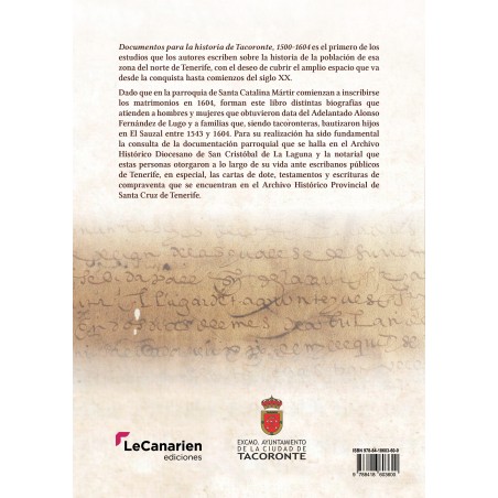 Documentos para la historia de Tacoronte: 1500-1604