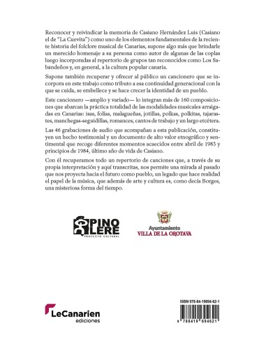 Casiano el de "La Cuevita". El incansable cantor