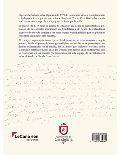 El padrón de 1779 de Candelaria (Tenerife) 2