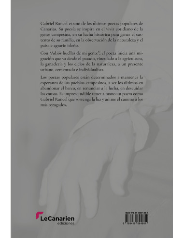 Adiós huellas de mi gente