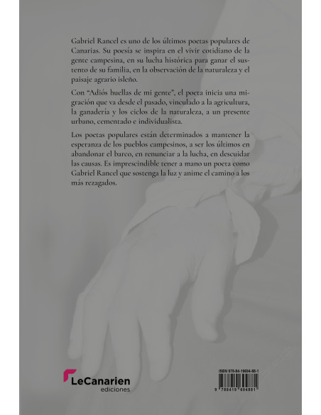Adiós huellas de mi gente