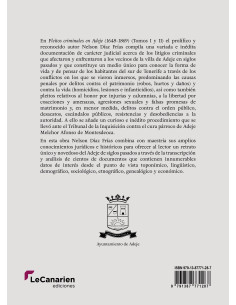 Pleitos criminales en Adeje (1648-1869). Tomo II 2