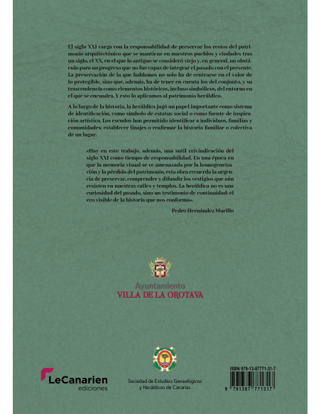 Patrimonio heráldico [extramuros] de la Villa de La Orotava